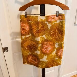 Talbots
Yellow Floral Print Retro Pencil Skirt Size 10